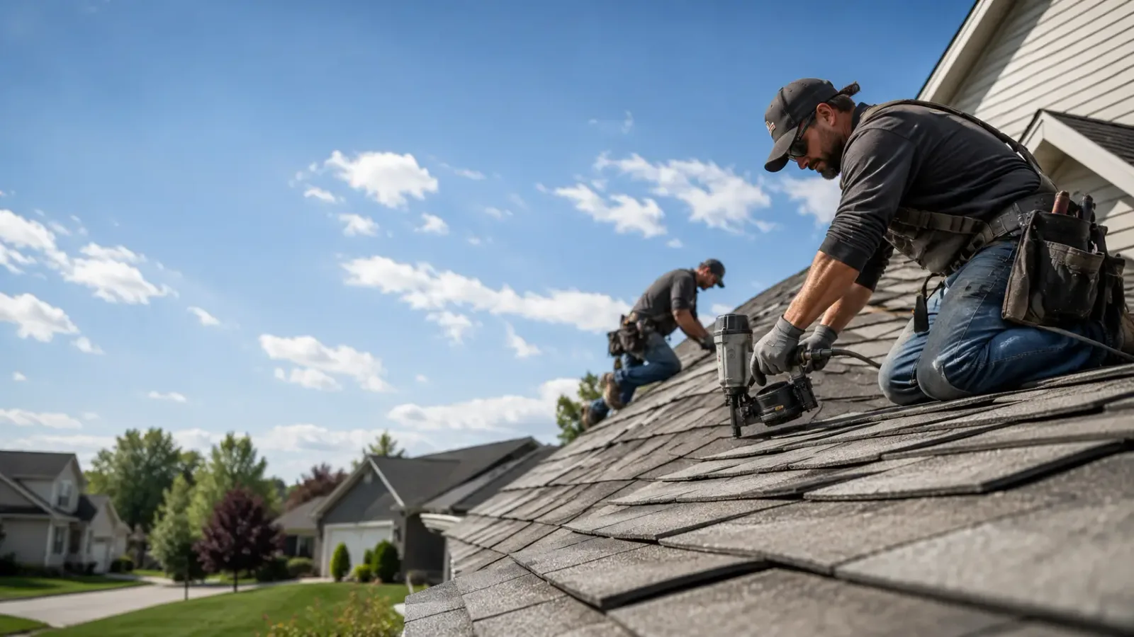 Storm Damage Roof Repair in Rock, KS near me